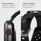 Spigen Rugged Apple Watch Band: Military Toughness, All-Day Comfort (Ultra/Series 8/7/6/SE/5/4)
